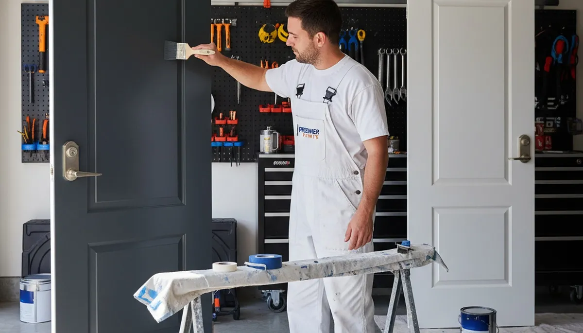 Professional door painting and refinishing in Austin, TX for durable, sun-resistant exterior finishes