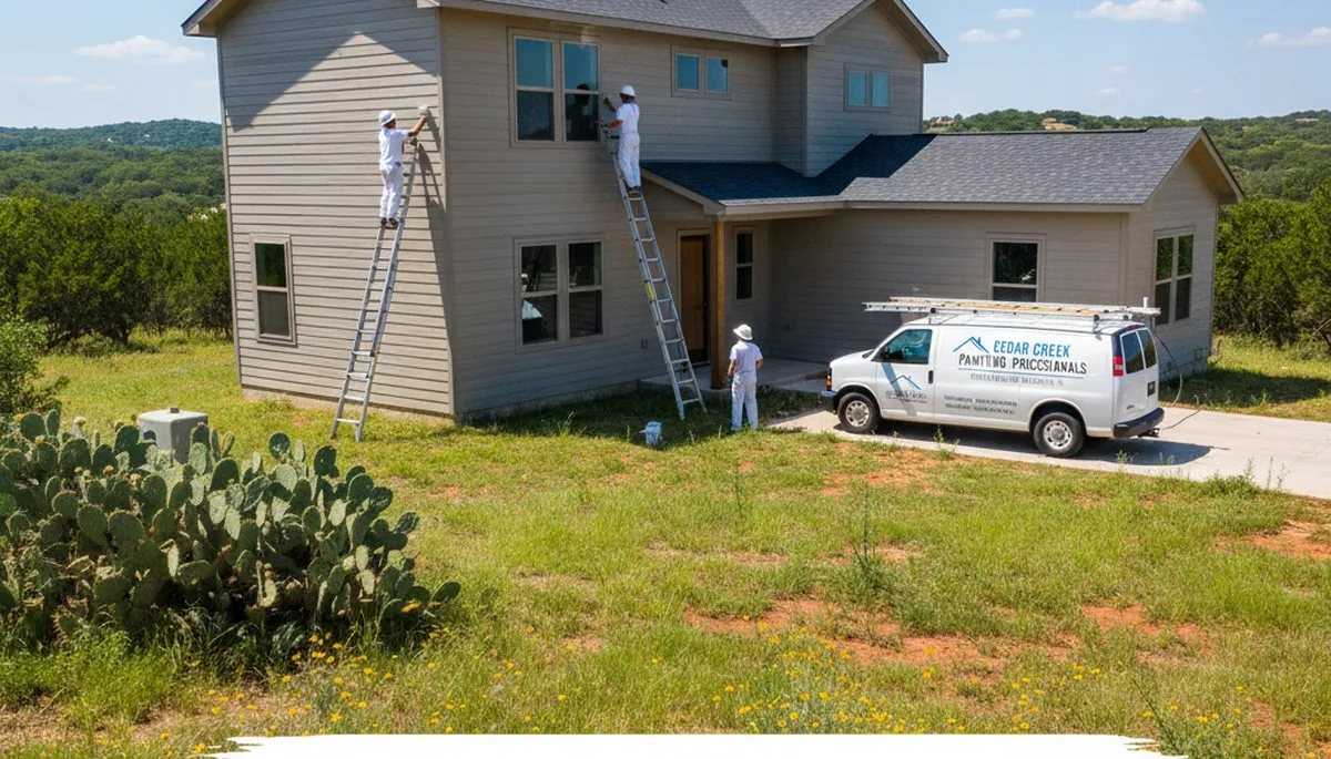 Exterior house painting service in Austin, TX for a professional home refresh
