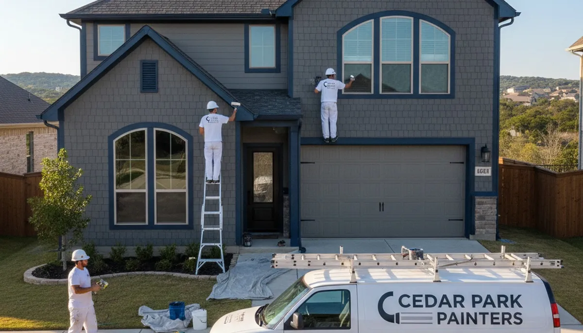 Professional exterior house painting service in Austin, TX by experienced local painters