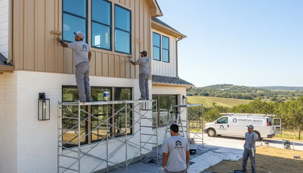 Exterior house painting service in Austin, TX for residential homes