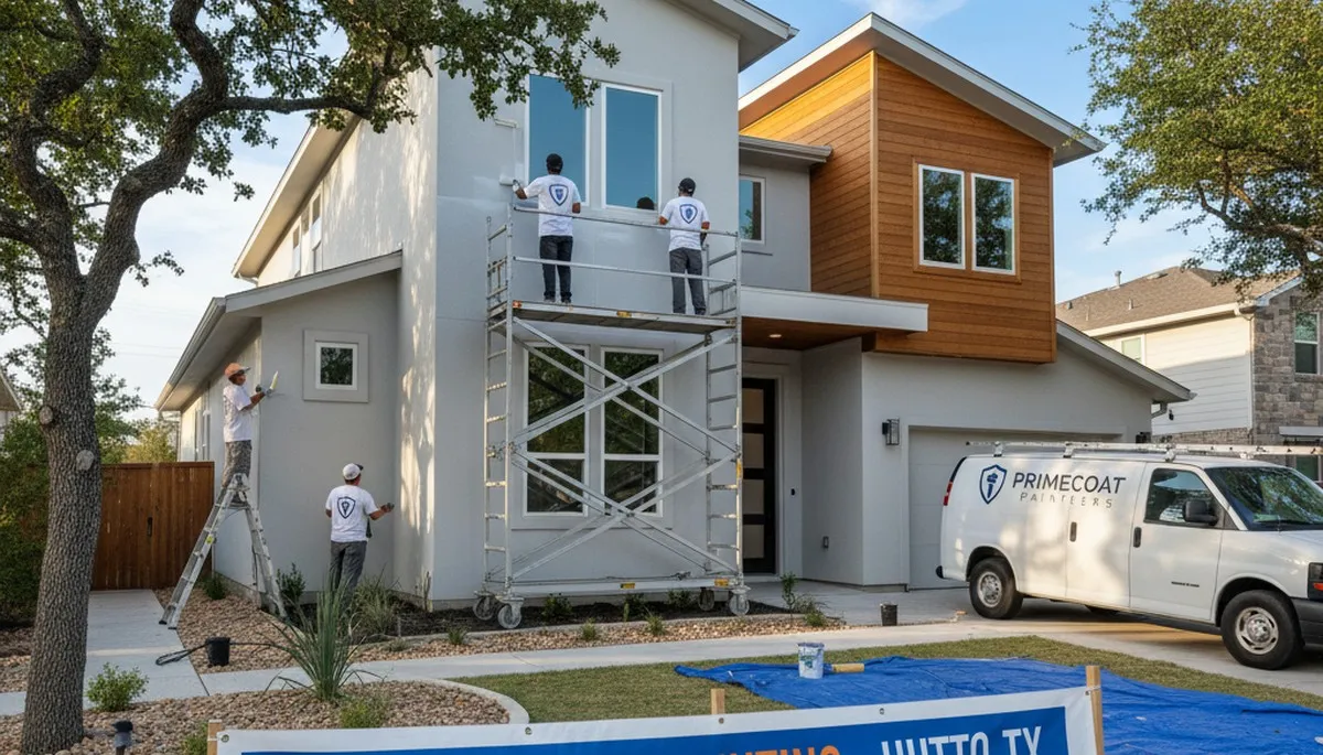 Professional exterior house painting in Austin TX by skilled local painters