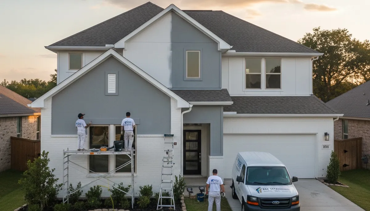 Professional exterior house painting in Austin TX by local residential painting experts