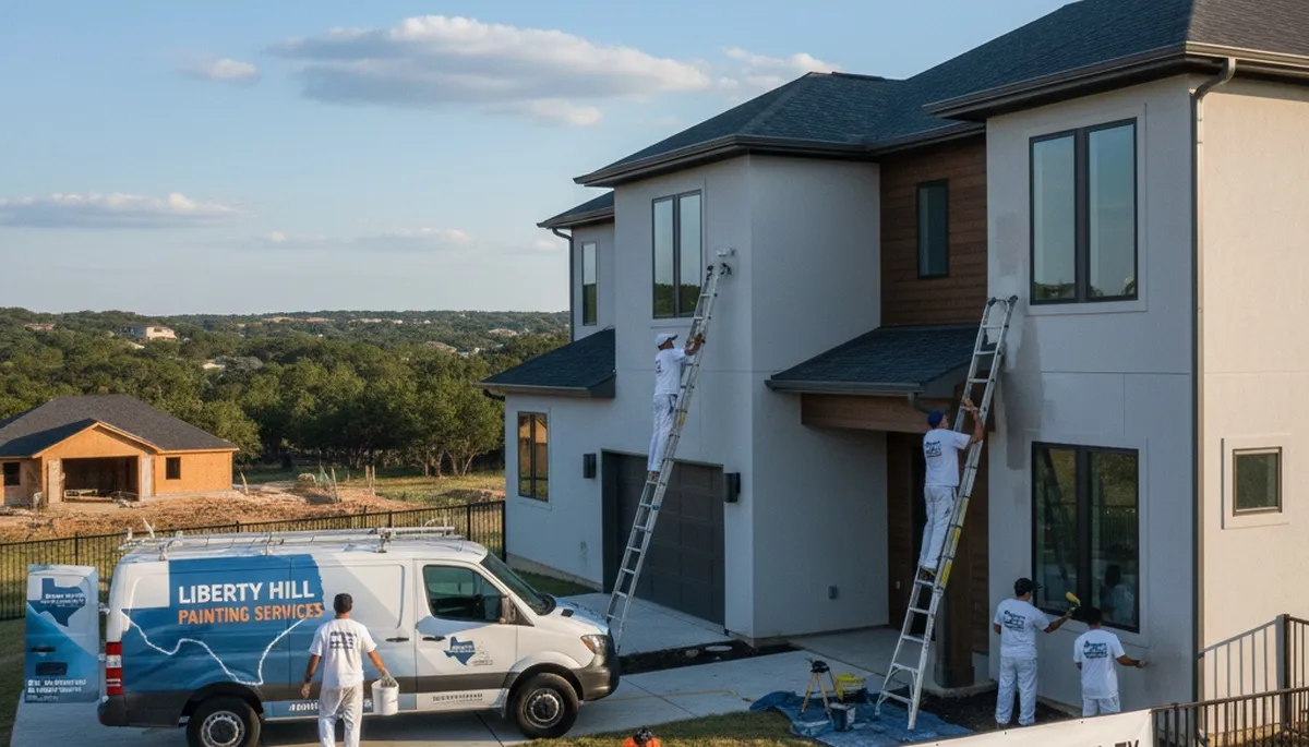 Professional exterior house painting service in Austin, TX by local painters at exteriorpaintingaustintx.com