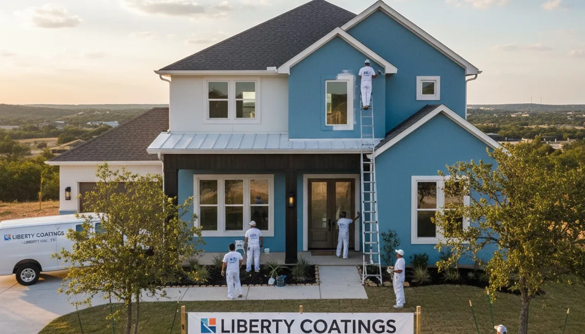 Professional exterior house painting in Austin TX by local residential painting experts
