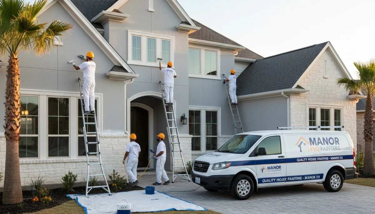Professional exterior house painting service in Austin, TX by local painting contractors