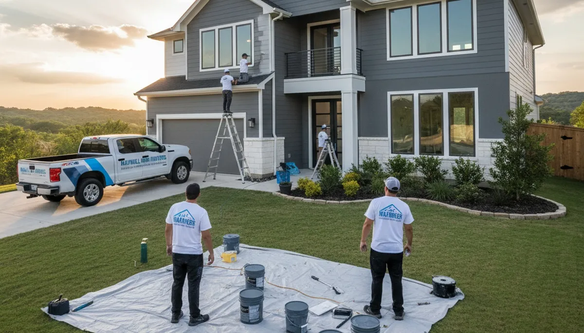 Professional exterior house painting service in Austin TX by expert local painters