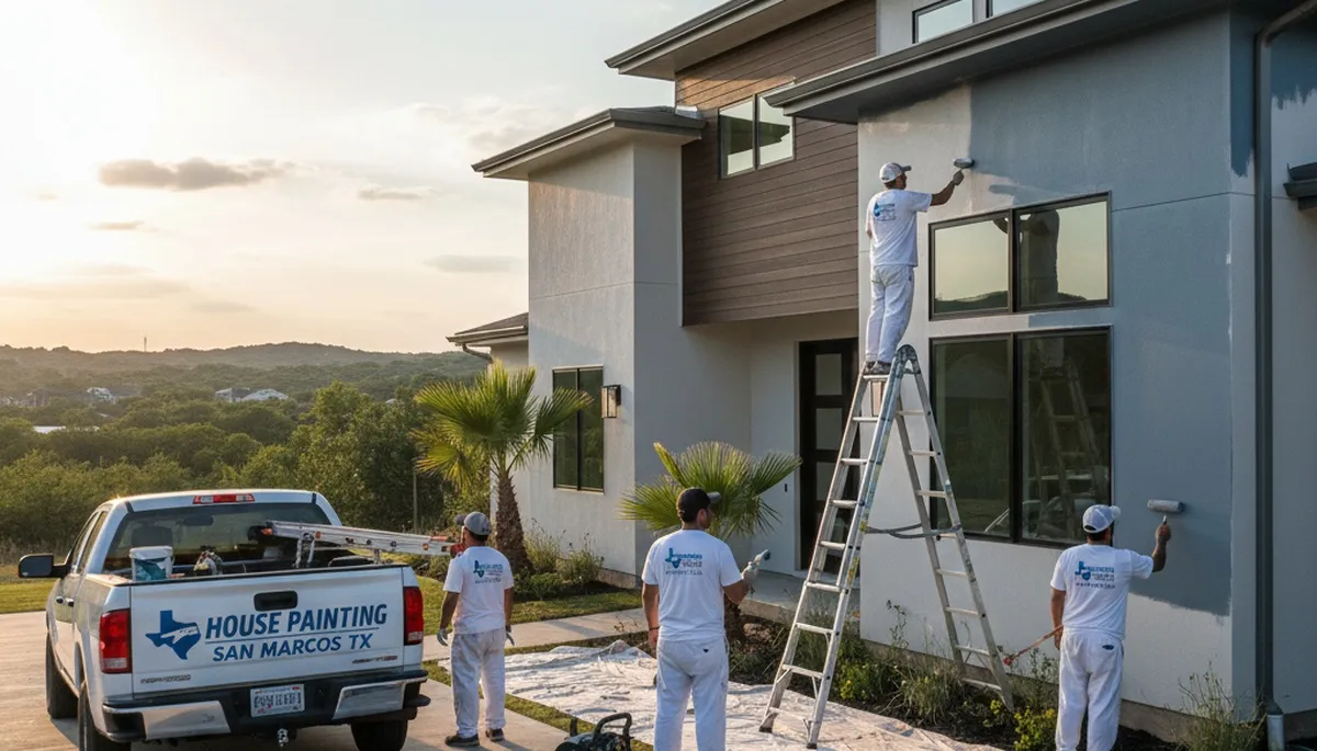 Professional exterior house painting in Austin TX by expert local painters